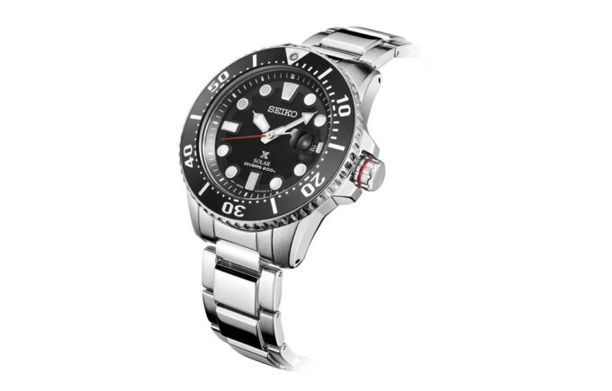 200m Casual Black Warrior Solar Energy Watch
