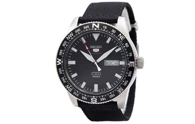 5 Sports Series Mechanical waterproof Black