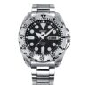 Automatic Mechanical Water Ghost Waterproof Sports For Men Black Plate Steel Belt Black