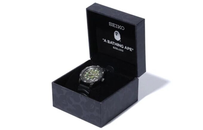 BAPE X SEIKO MECHANICAL DIVERS WATCH Crossover