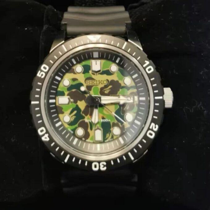 BAPE X SEIKO MECHANICAL DIVERS WATCH Crossover