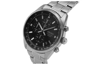 Business Steel strip Watch Black