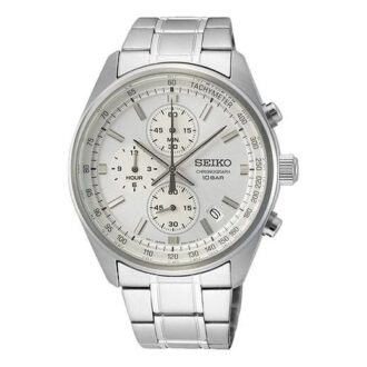 Business Steel strip Watch White