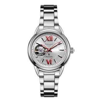Minimalistic Japan Hollow Out Mechanical Silver