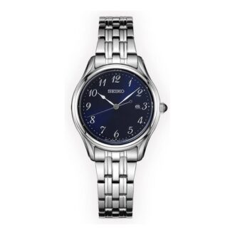 Minimalistic waterproof quartz Blue