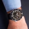 No. 5 Series Rubber Strap Black Sports Mechanical Watch SRPD73k2