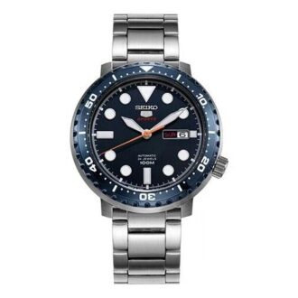 No. 5 Small Steel strip Automatic Mechanical Watch Blue