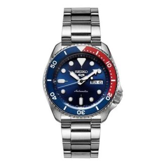 No. 5 Sports Mechanical Watch Red Blue