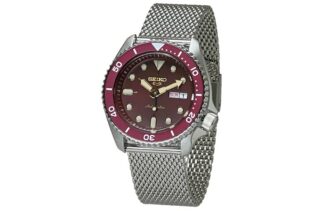 No. 5 Sports Mechanical Watch Wine Red