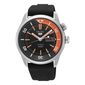 No. 5 Watch Automatic Mechanical waterproof Watch Black