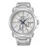 Premier Series Casual Business Waterproof Quartz Watch White Dial Steel Strip