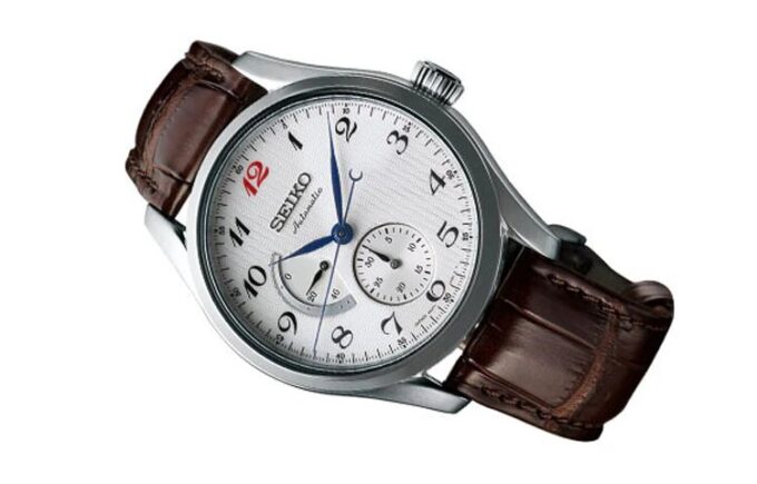 Presage Automatic Mechanical White Dial Brown Watch