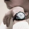 Presage Automatic Mechanical White Dial Brown Watch