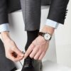 Presage Automatic Mechanical White Dial Brown Watch