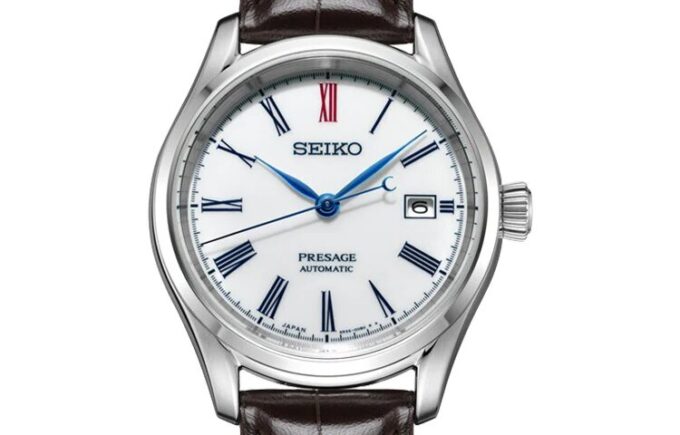 Presage Series Business Watch 6R Movement Dial Belt Mechanical Watch