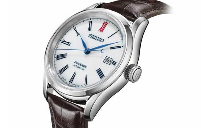 Presage Series Business Watch 6R Movement Dial Belt Mechanical Watch