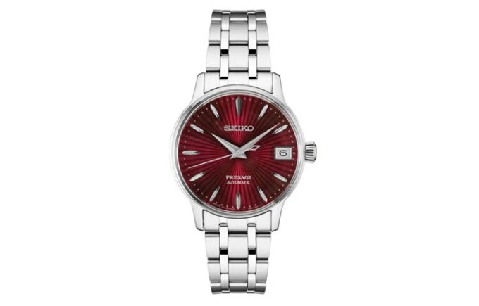 PRESAGE Series Mechanical Silver/Red