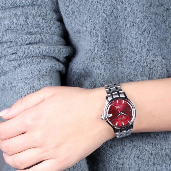 PRESAGE Series Mechanical Silver/Red