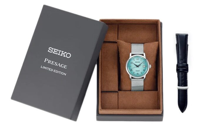 Presage Series Steel strip Watch Blue