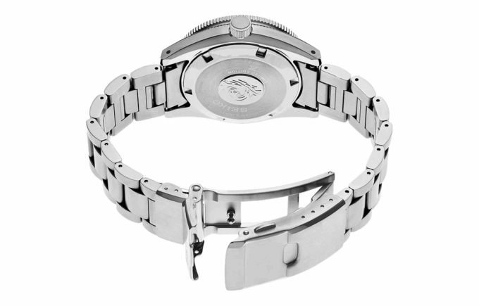 prospex Series 140 Anniversary Limited Edition Mechanical White Dial Blue Steel Strip Watch