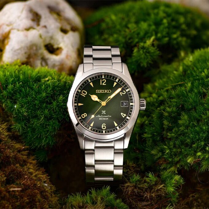 PROSPEX Series 200 Meter Waterproof Sapphire 6R35 Movement Starry Sky Steel Strip Mechanical Watch