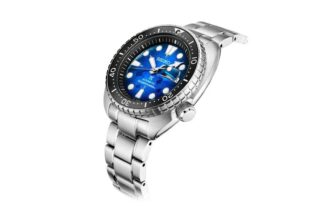 PROSPEX Series Sapphire Lens Case Blue Dial Steel Strip 200 Meter Waterproof Mechanical Watch
