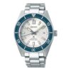 prospex Series 140 Anniversary Limited Edition Mechanical White Dial Blue Steel Strip Watch