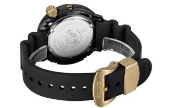 Prospex Series Solar Energy Small 200 Meter waterproof Sports Watch Black Gold