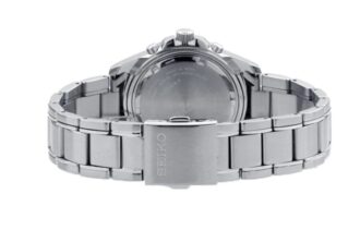 Quartz Business Casual Sports Black Dial Silver Strap Watch Quartz Business Casual Sports Black Dial Silver Strap Watch