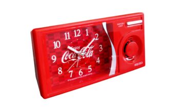 SEIKO x Coca Cola Mute Music Alarm Clock Red