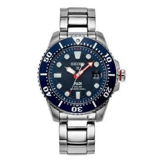 SEIKO X PADI Eco Drive Silver/Blue