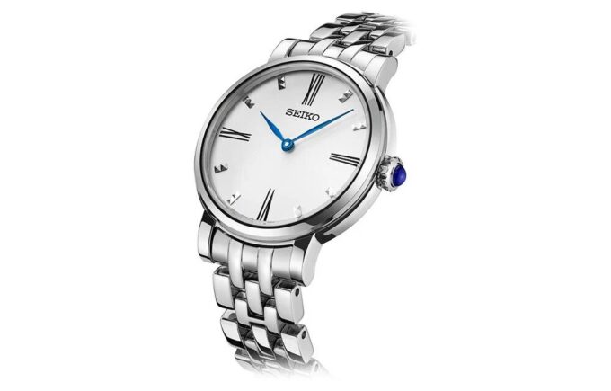Small Blue waterproof quartz Watch