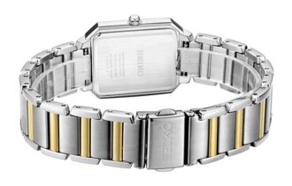 Square Steel strip Minimalistic quartz Watch White
