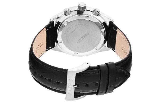 Three Eyes Sports Business Belt Watch Beige